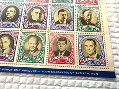 U.S. Presidents Stamp Collection for Education, Published in 1964