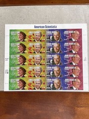 US Scott #4224-4227 American Scientists 2007 Full Mint Sheet 20 41cent Stamps