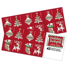 USPS Holiday Delights 2020 Forever Stamps – Booklet of 20 Postage Stamps
