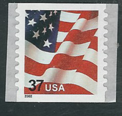Scott #3632…37 Cent…Flag… 3 Stamps