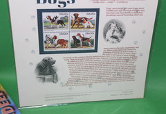 American Commemoratives Dogs USPS Stamps Panel 228 September 7, 1984