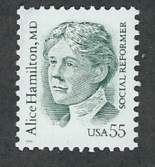 Scott #2940… 55 Cent…Alice Hamilton… 2 Stamps
