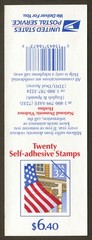 U.S. Scott# 2920a, 1995 Flag/Porch Issue, Plate# V36743, Pane of 20, SCV: $13.00