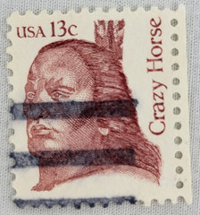 U.S. Postage ~ Crazy Horse/Oglala Sioux Chief ~ 13¢ Stamp ~ Posted ~ C212