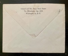 1961 USA Abraham Lincoln 4¢ Pair Airmail Cover – DC to American Embassy