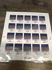 SCOTT # 4433-HANUKKAH-JEWISH FESTIVAL OF LIGHTS-SHEET OF (20)STAMPS MNH-2009