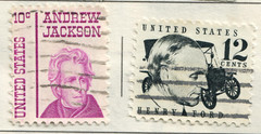 USA – 1967-1968 Prominent Americans #6 – Jackson and Ford