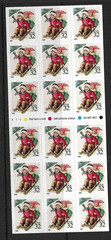 USA SC # 3013a Children Sledding – Christmas 1995 – . MNH