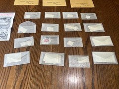 Lot of around 100 various Garcelon staps with Envelopes