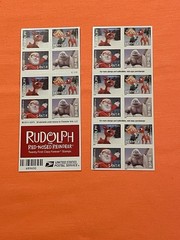 Rudolph The Red Nosed Reindeer-USPS Forever Stamps Booklet Of 20 Stamps 2014 MNH