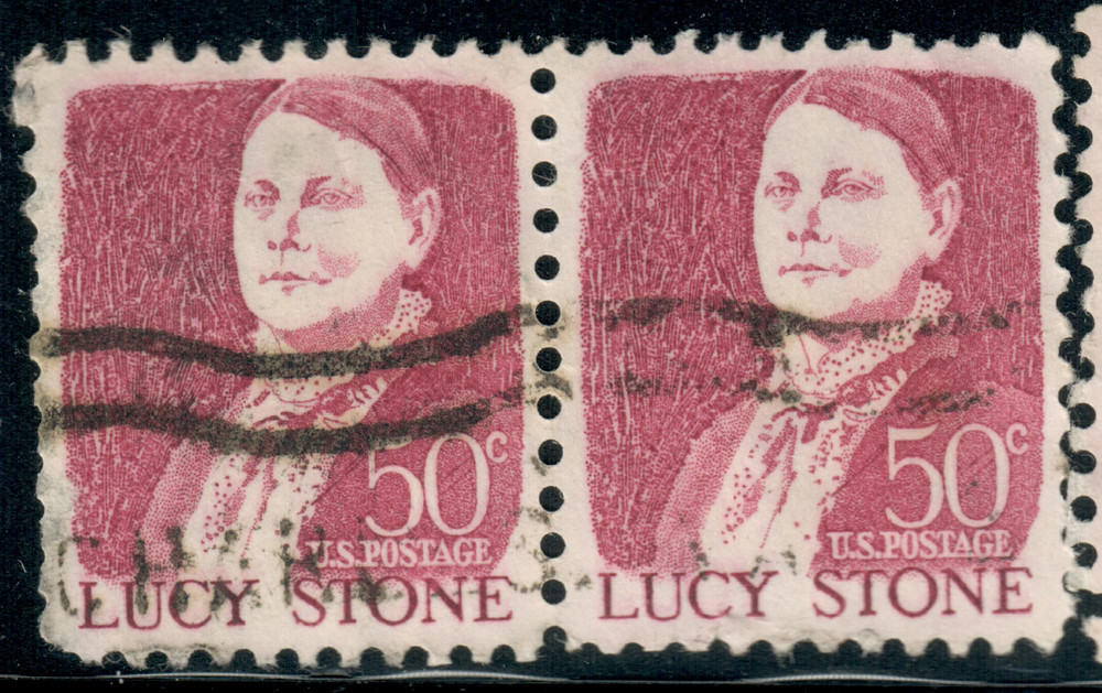 USA – 1968 – Prominent Americans – Lucy Stone – 50¢ x2 – #3867