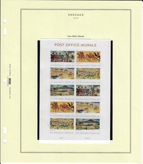 US SCOTT 5372 SHEET OF 10 POST OFFICE MURALS STAMPS FOREVER MNH
