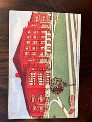 1908 Benjamin Franklin Rare Vintage Stamp on Vintage Postcard