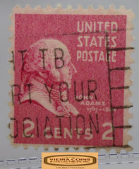 USA Postage John Adams 1797 – 1801, 2 Cents Stamp – #S42210NQ