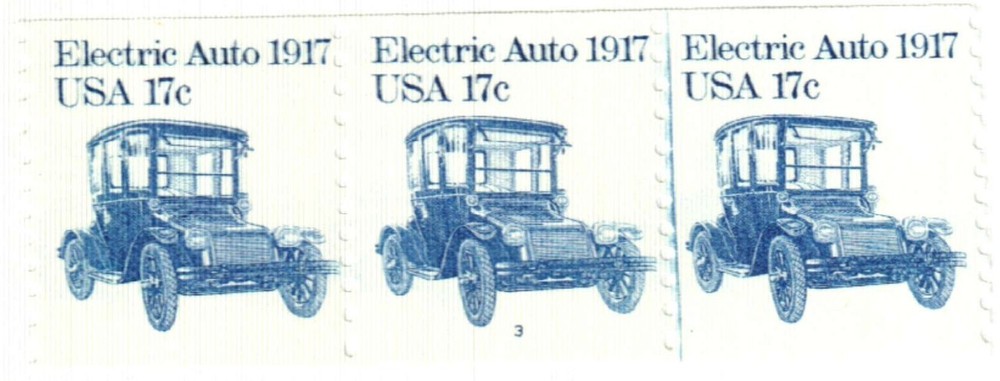 United States 17¢ 1917 Electric Auto Postage Stamp #1906 x 100 Singles