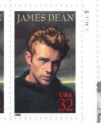 Scott #3082 Legends of Hollywood James Dean Pane of 20 32¢ Stamps 1996 NH, OG