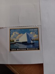 Sheet of 5 USS Arizona Memorial Stamp $19.99 Postage