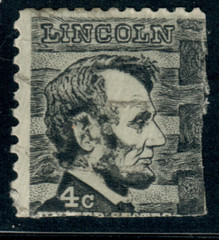 USA – 1965 – Prominent Americans – Abraham Lincoln – 4¢ – #3020