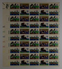 US SCOTT 1791 – 1794 PANE OF 50 1980 OLYMPIC STAMPS 15 CENT FACE MNH