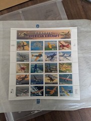 US Stamps – CLASSIC AMERICAN AIRCRAFT, 1996, 32c x20, MNH, #3142, Airplanes