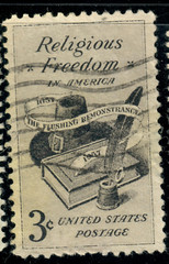 USA – 1957 – Religious Freedom – 3¢ – #2870