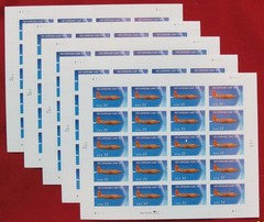 Five Sheets x 10 = 50 Nature of America: PLAINS PRAIRIE 34¢ US Stamps USA # 3506