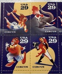 USPS Lot of 16 Circus Performer $.29 Stamps 1992 Mint Never Hinged