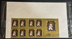 Vintage 39¢ US Christmas Madonna Child 20 Stamps Chacon Denver Art MNH MINT 4100