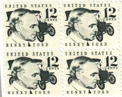 United States 12¢ Henry Ford Postage Stamp #1286a x 100 Singles