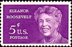 USA 1963 – Eleanor Roosevelt (1884-1962) Former First Lady — MNH Stamp — #1236