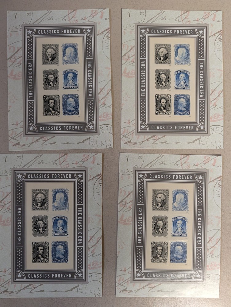 4 US SCOTT 5079 PANE OF 6 THE CLASSICS ERA PRESIDENTIAL FOREVER STAMPS MNH