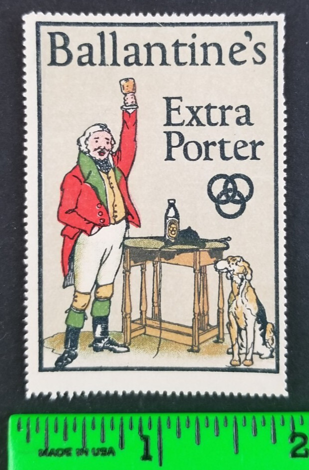 Vintage Ballantine’s Porter Poster Stamp