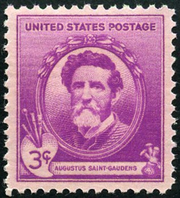USA 1940 Famous American Series – Augustus Saint-Gaudens/Artist😎MNH – Sc. #886