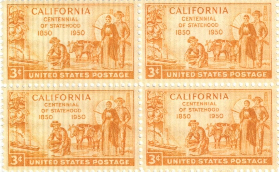 United States California Statehood 3¢ Postage Stamp #997 Pack of 100