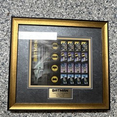 Batman USPS Forever Stamps Full Sheet Framed Display Plaque, Oct 9 2014