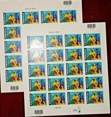 Three Panes x 20 = 60 of KWANZAA 34¢ African-American Holiday US Stamps USA 3548