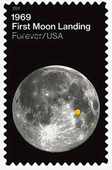 👀 1969:🌖First Moon Landing Sheet of 24USPS Forever Postage Stamps 2019 Releas