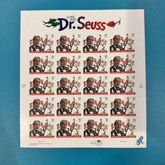 Dr. Seuss 3 Sheets Of 20 Postage Stamps 37 Cent 3835