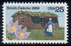 #2416 25¢ SO. DAKOTA STATEHOOD LOT OF 400 MINT STAMPS, SPICE UP YOUR MAILINGS!