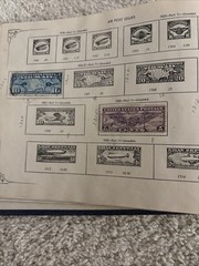 Vintage 1930s U.S. Stamp Album – 1893 Columbians, Prexies, Airmail & Philippines