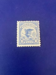 US # F1 10 cents Ultramarine VF NH Registration Stamp