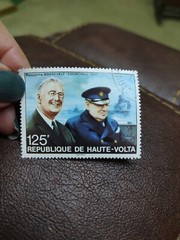 Jamestown Stamp Company 2-F Upper Volta 349 1975 1 Variety Churchill And…