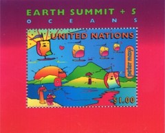 Unused Stamp United Nations Earth Summit +5 Oceans Pacific Expo 1997 $1 NEW