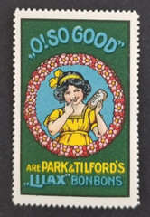 Vintage Park & Tilford’s Candy Bonbons Poster Stamp