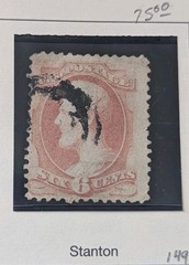 US STAMP SCOTT #148 Nice Deep Cancellation MNG