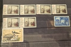OLD UN-canceled MINT STATE STAMPS IN A SUPERSAFE ALBUM. ZOOM IN ON THE PICS