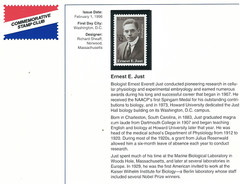 Scott #3058…32 Cent…Ernest Just + Postal History