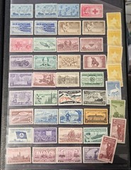 OLD UN-canceled MINT STATE STAMPS IN A SUPERSAFE ALBUM. ZOOM IN ON THE PICS
