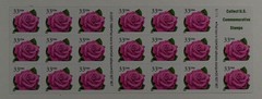 US SCOTT 3052d BOOKLET OF 20 US ROSE STAMPS MNH