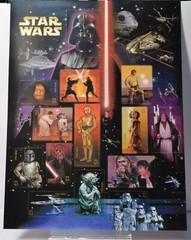 ONE SHEET OF STAR WARS CHARACTER ANNIVERSARY SET
